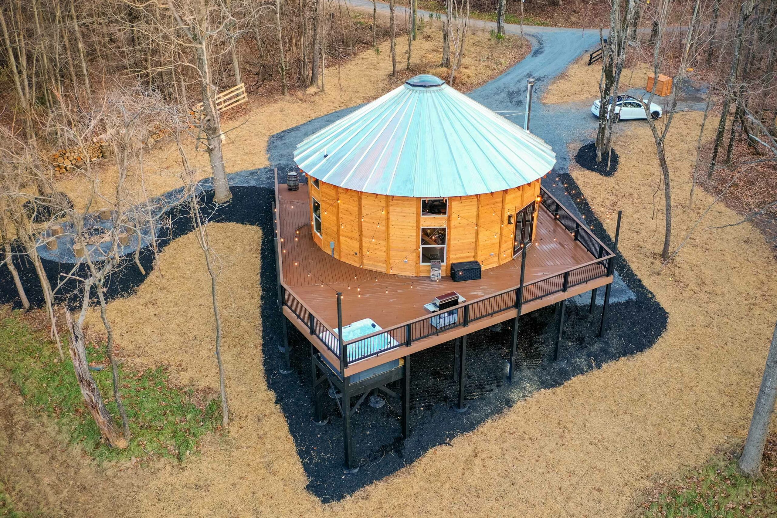 One-of-a-Kind Yurt -- Shenandoah Yurt, Shenandoah Cabin